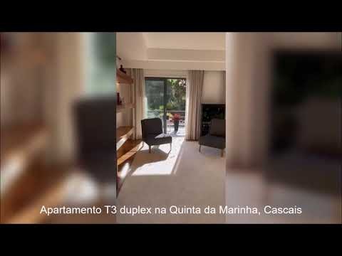 Apartamento T3 duplex para venda em condomínio de luxo na Quinta da Marinha, Cascais