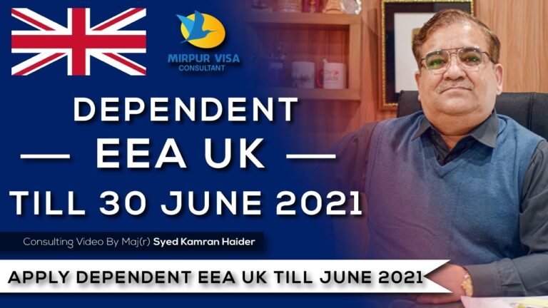 Apply dependent EEA uk till 30 june || uk family visa after brexit || dependent visa uk 2021 ||