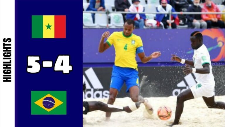 Brasil 4 vs 5 Senegal – Copa do Mundo de Futebol de Areia