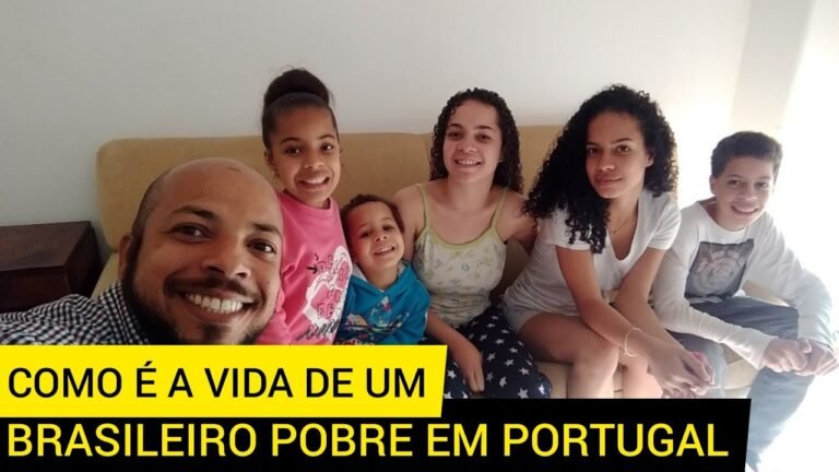 COMO É A vida DE UM BRASILEIRO pobre EM PORTUGAL🇵🇹!