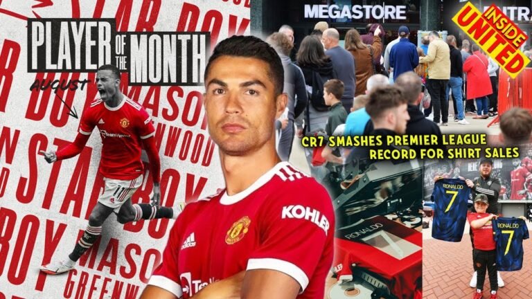 CONGRATS❗Greenwood Player Of The Month😍Ronaldo Shirt Sales Record in PL😍Man United News Today