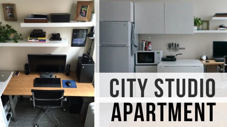 City Studio Apartment Tour (240 sq. feet – $500 rent)