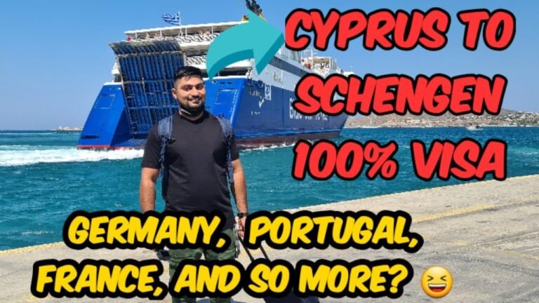 Cyprus to Schengen Visa 100%  – Cyprus To Portugal – Schengen Tourists Visa info – Cyprus Study Visa