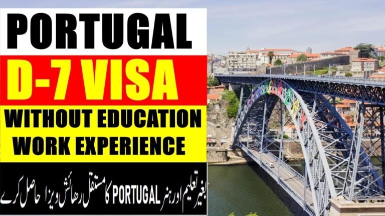 D -7 PORTUGAL VISA 2021