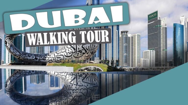 DUBAI ⏲️ 10 MINUTES VIRTUAL WALKING TOUR 🚶🚶 NIGHT AND DAY 🌌🏵️ AMAZING VIEW 🔭