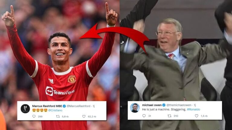 FOOTBALL WORLD REACTS TO CRISTIANO RONALDO GOALS + DEBUT VS NEWCASTLE!