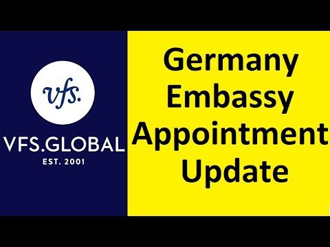 Germany Embassy Appointment Update BY Visa Expert Sandeep #germanyappointment #vfsappointment