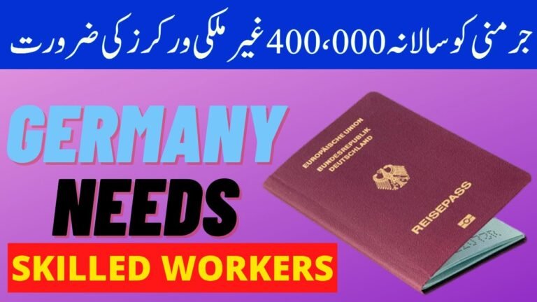 Germany Needs 400,000 Foreign Workers Annually