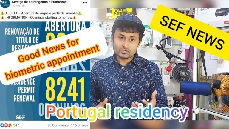 Good News From SEF I Biometric Update I SEF NEWS | Portugal