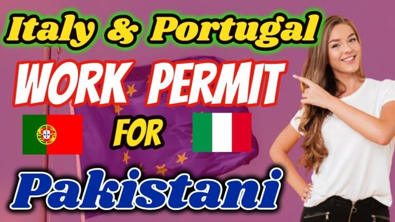Italy & Portugal Work Visa  For Pakistani | 🇵🇹 🇮🇹 | Work Permits In 2022  |  Embassy Update .