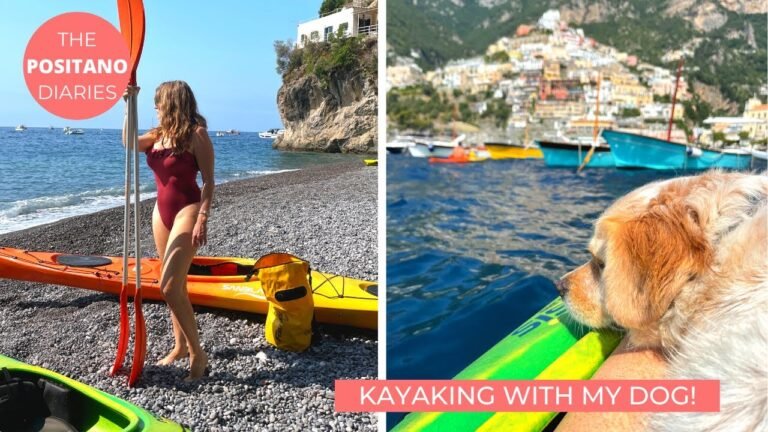 KAYAKING WITH OUR DOG IN POSITANO! | The Positano Diaries EP 136