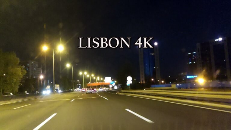 Lisbon Drive 4K – Driving in Lisbon 2021 Downtown at Night, Lisbon Portugal [4k Ultra HD]