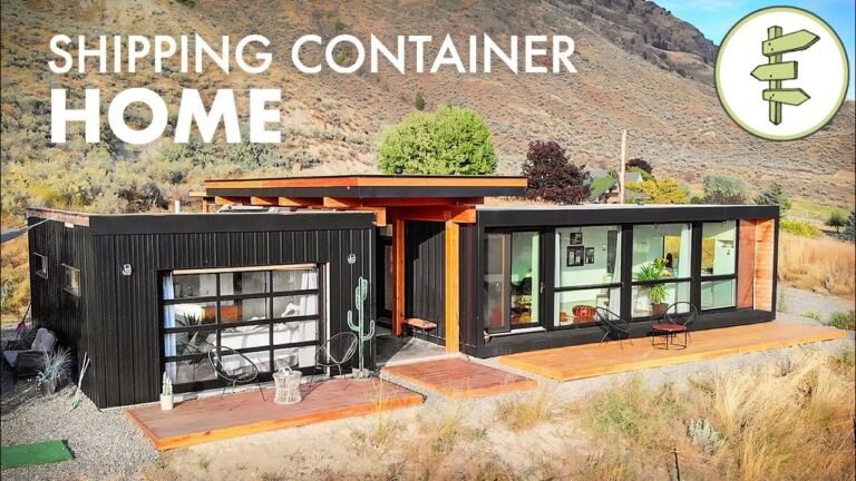 Living in an Ultra-Modern Shipping Container Home – Built with 4 x 20ft Used Containers