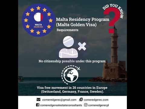 Malta Residency Program Malta Golden Visa Requirements