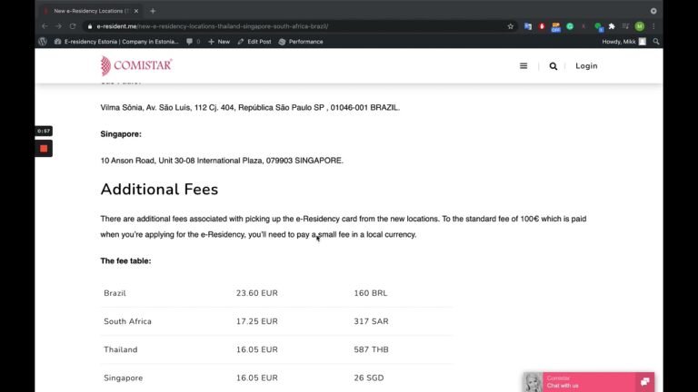 New e-Residency Locations Thailand, Singapore, South Africa, Brazil