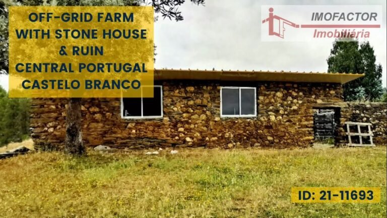 OFF-GRID FARM for Sale / Stone HOUSE, RUIN & LAKE / Central Portugal / Cebolais de Baixo | €80000