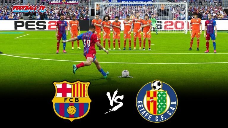 PES 2021 – Barcelona vs Getafe – La Liga Santander 2021 – Match eFootball Gameplay