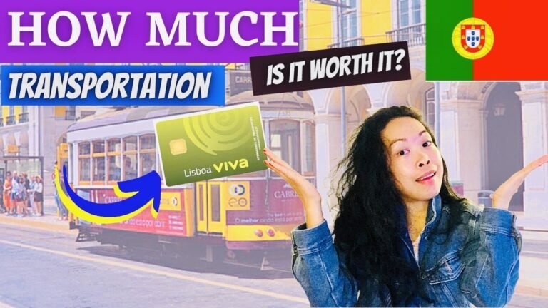 PUBLIC TRANSPORTATION COST IN PORTUGAL // How to Use Lisboa Viva Card