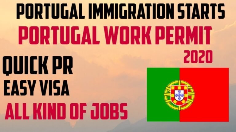 Portugal Work Permit Visa 2020 Portugal Work Permit Visa 2020