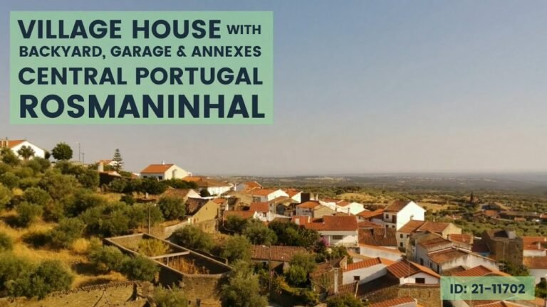 Portuguese Typical Village House for Sale, Backyard & Annexes / Central Portugal | €58000