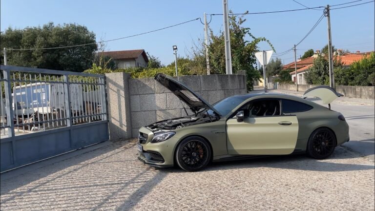 Problème avec le C63s AMG, je dois la laisser au Portugal !!