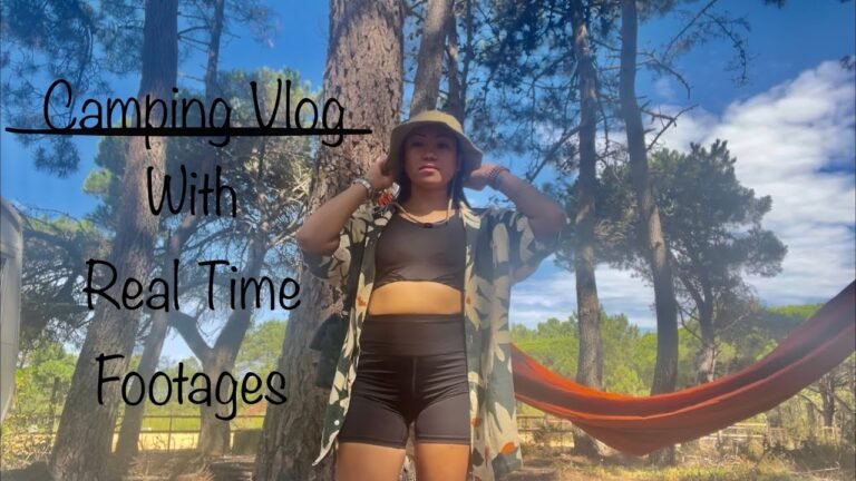 REAL TIME Footages | Camping In The Woods | Europe Portugal | Jesah Buhayan | #filipina #camping