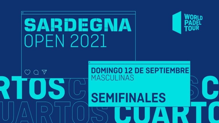 Semifinales Masculinas – Sardegna Open 2021  – World Padel Tour