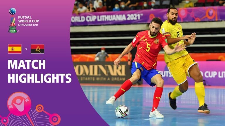 Spain v Angola | FIFA Futsal World Cup 2021 | Match Highlights