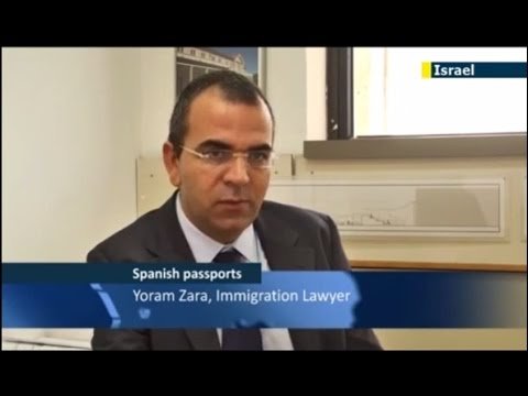 Spanish Sephardic Passport – Yoram Zara, March 2014