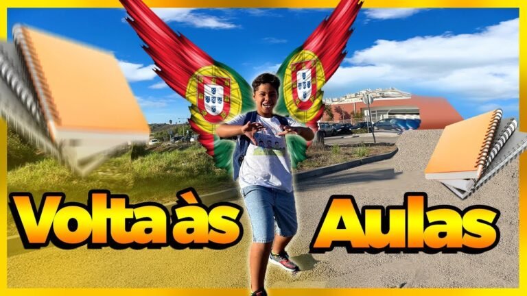 VOLTA AS AULAS PRESENCIAIS EM PORTUGAL 🇵🇹 #escolaemportugal #familiaemportugal