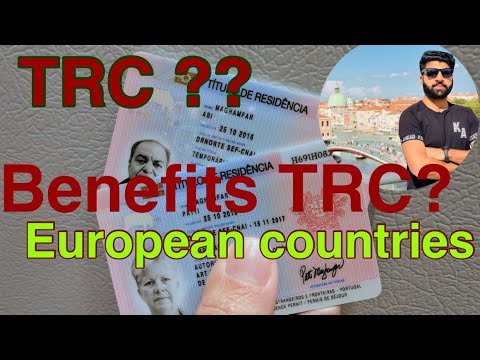 What is TRC / European Union TRC #trc#europejobs#europeanunion#TRC BENEFITS @Zee Sahi #portugal #EU