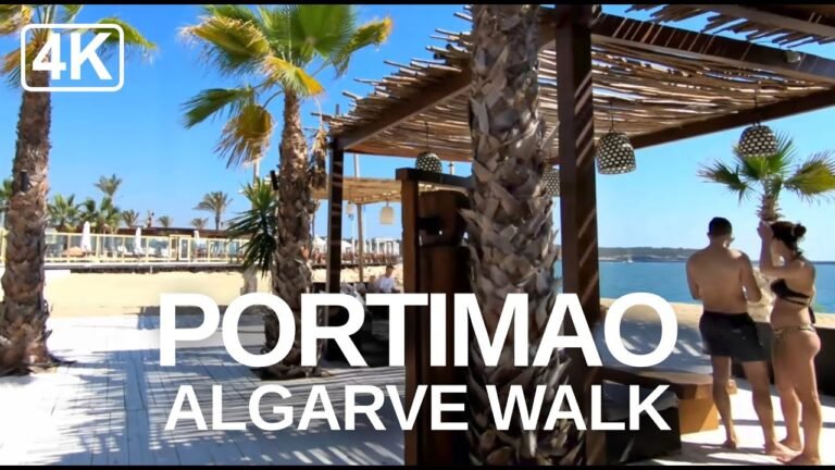 [4K] Portimão, Algarve Portugal Virtual Walk – Old Town and Praia da Rocha