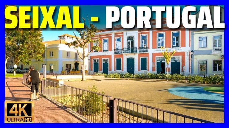 [4K] Seixal, Portugal 😃 a Hidden Gem South of Lisbon! Walking Tour