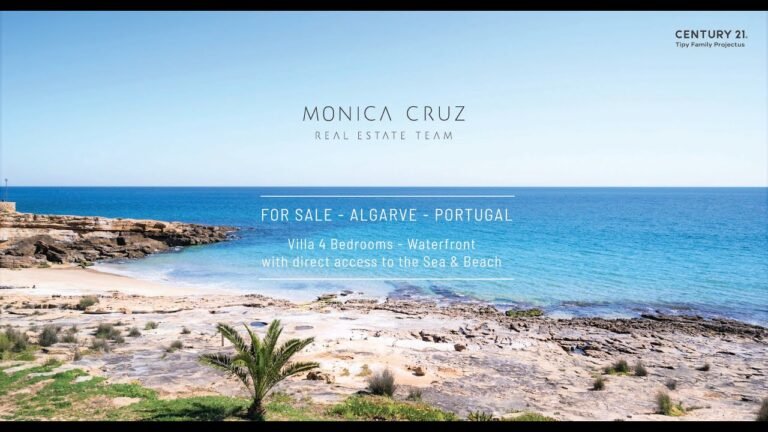 Amazing 4 Bedrooms Ocean front Villa in Algarve – for Sale