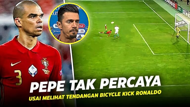 “Anjir Tubuhnya Gak Sakit Do” Lihatlah Reaksi Pemain Portugal Usai Ronaldo Melepaskan Bicycle Kick