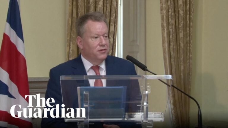 David Frost makes speech on Brexit deal and Northern Ireland protocol – watch live