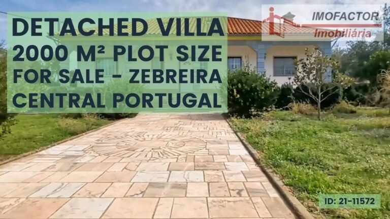 🏡 Detached Villa with 2000 M² Plot for Sale / Central Portugal | €125000