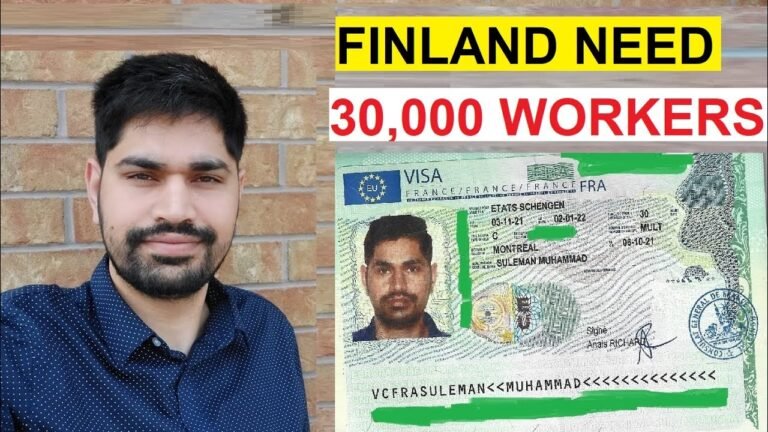 FINLAND NEED 30,000 WORKERS IN 2022 | FINLAND WORK VISA
