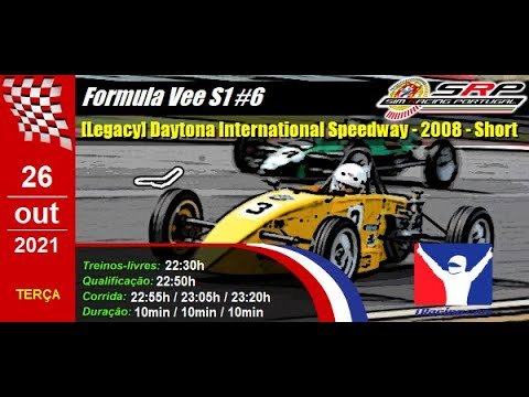 Formula Vee S1 @ [Legacy] Daytona International Speedway – 2008 – Short [iRacing Live]