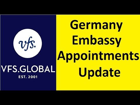 🇩🇪 Germany Embassy Appointment Update BY Visa Expert Sandeep #germanyappointment #vfsappointment