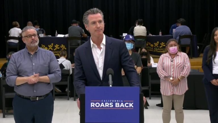 Gov. Newsom talks rent relief in California