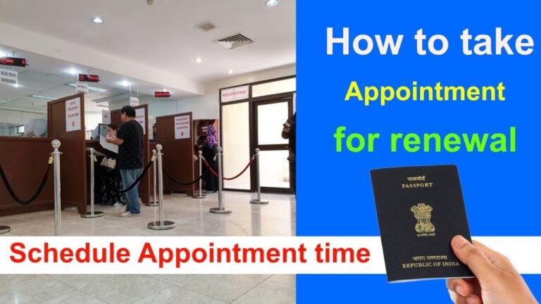 How to take appointment for passport renewal or reprints || passport renewal time kaise len riyadh