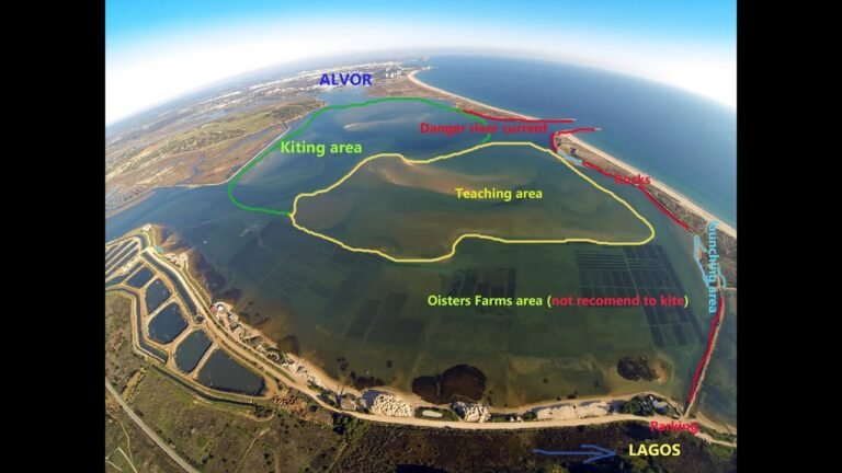 Kitesurf Alvor lagoon, Algarve kitesurfing school and rent kite equipment in Lagos / Alvor lagoon