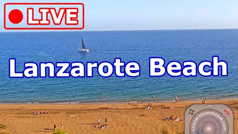 🔴 LIVE BEACH from LANZAROTE (PUERTO DEL CARMEN, Canary Islands,Spain)