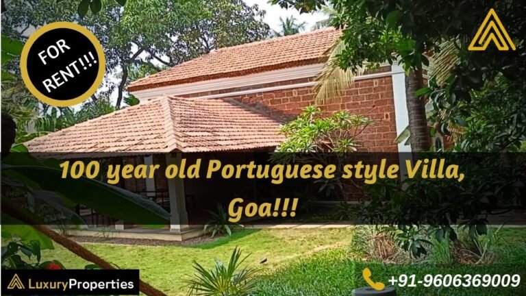 LP 37 (GOA)- 100 year old Portuguese style ancient villa for rent in Goa | Luxury Properties