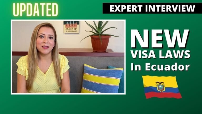 NEW Ecuador Residency Visa Laws EXPLAINED (March 2021)