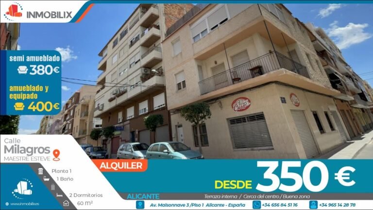 ☀️OFERTA ALQUILER☀️Elda 💰desde 350€/380€ / 400€ / Calle Milagros Maestre Esteve⭐️Terraza interna⭐️