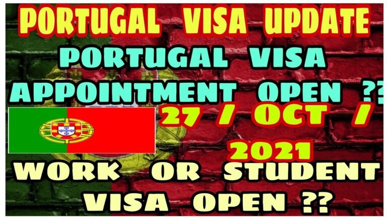 Portugal Immigration Updates | Portugal Visa October Update 2021 | Khanna Visa Advice |