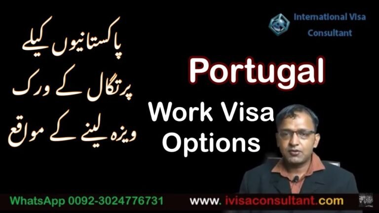 Portugal Work Visa for Pakistani — Portugal Golden Visa – Portugal Work Permit
