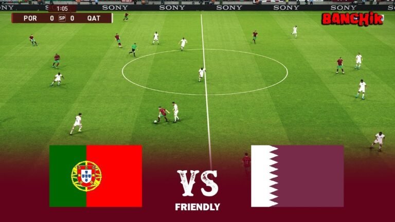 Portugal vs Qatar – International Friendly 2021 – Match PES 2021 eFootball